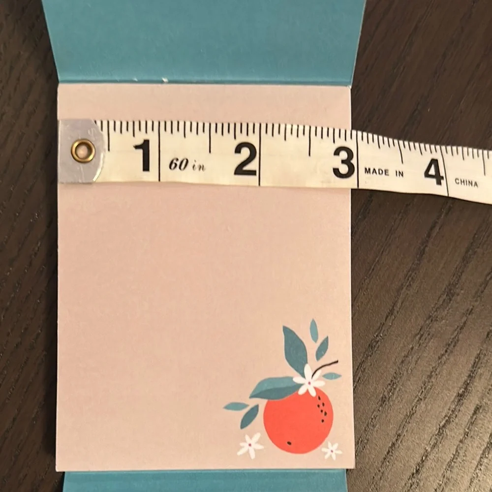 Kelly Green Orange Fruit Notepad